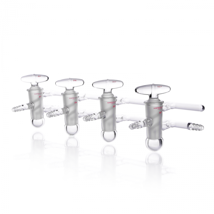 KIMBLE® KONTES® 双真空和气体歧管，带真空室，280 毫米