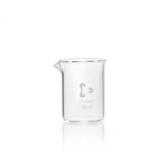 DURAN® 烧杯，低型，带槽口，10 mL