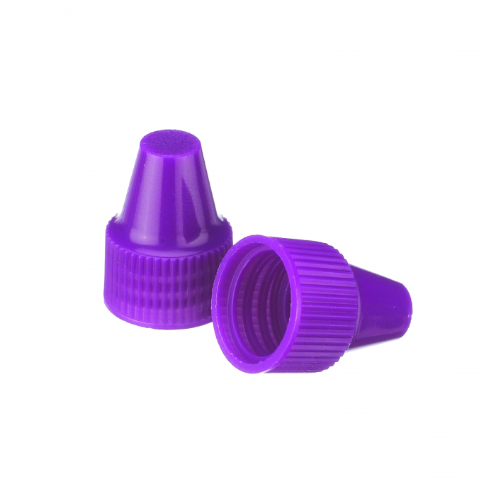 WHEATON® 滴管头帽，13-425，紫色，1000盒装