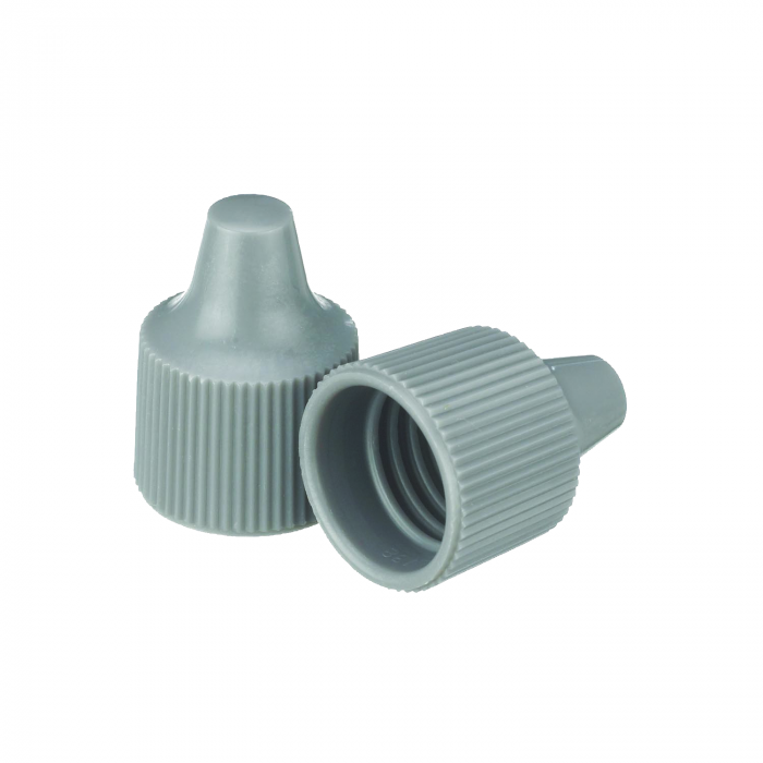 WHEATON® 滴管头帽，15-415，灰色，100盒装