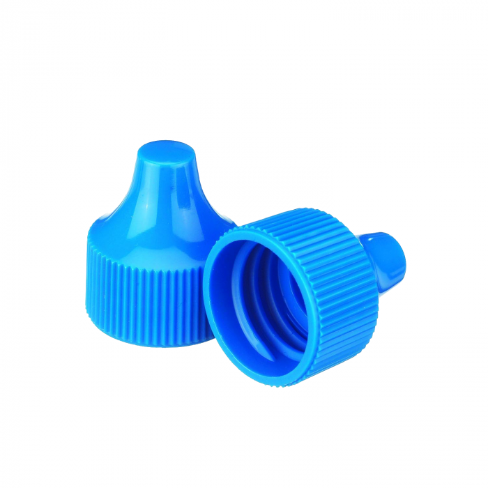 WHEATON® 滴管头帽，20-410，蓝色，100盒装