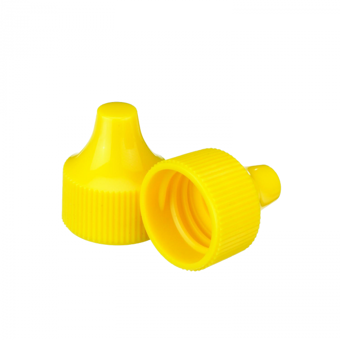 WHEATON® 滴管头帽，20-410，黄色，100盒装