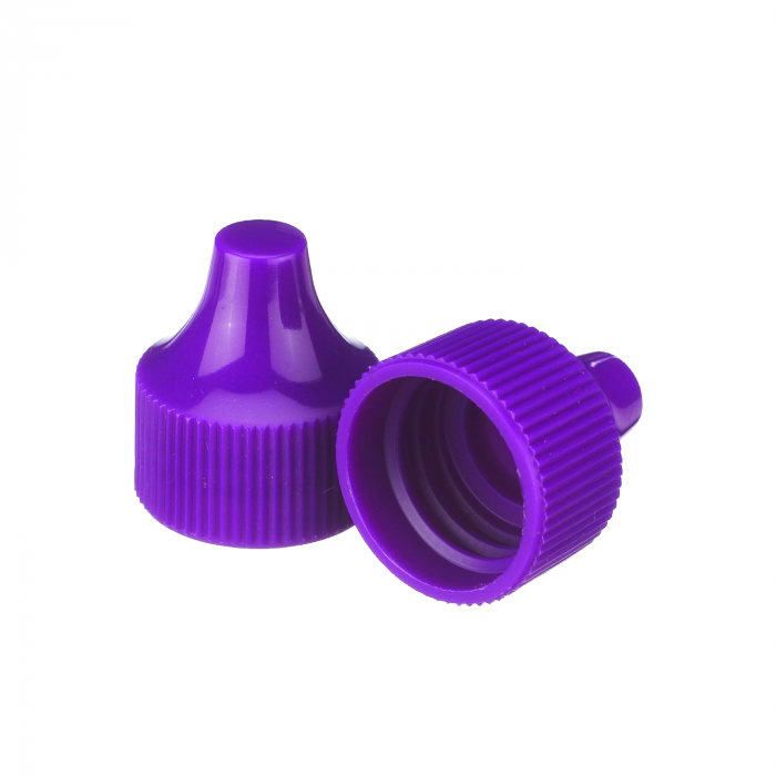 WHEATON® 滴管头帽，20-410，紫色，1000盒装
