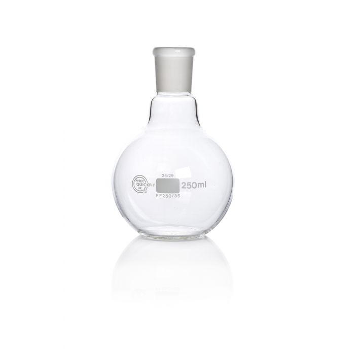 QUICKFIT® 平底烧瓶，短颈，接地插口，NS 24/29，250毫升