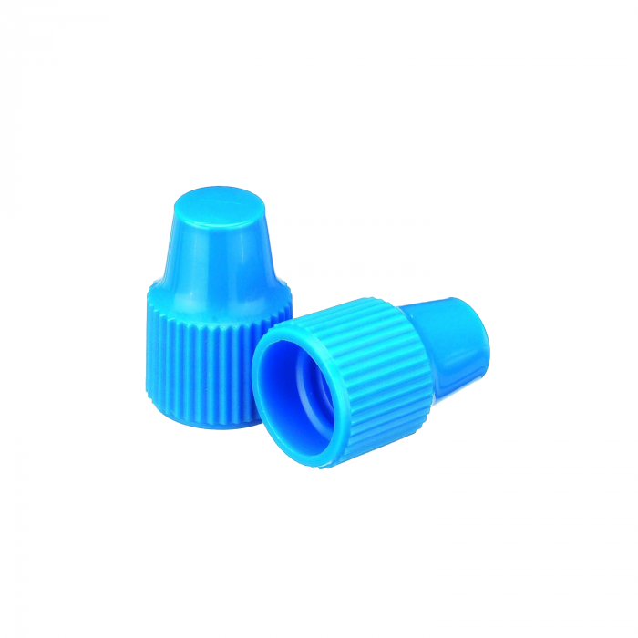 WHEATON® 滴管头帽，8-425，蓝色，100盒装