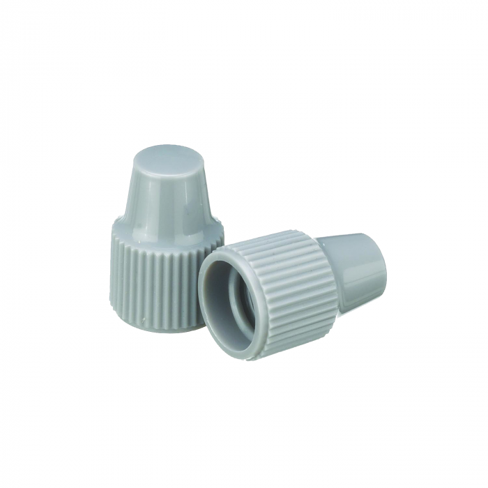 WHEATON® 滴管头帽，8-425，灰色，100盒装