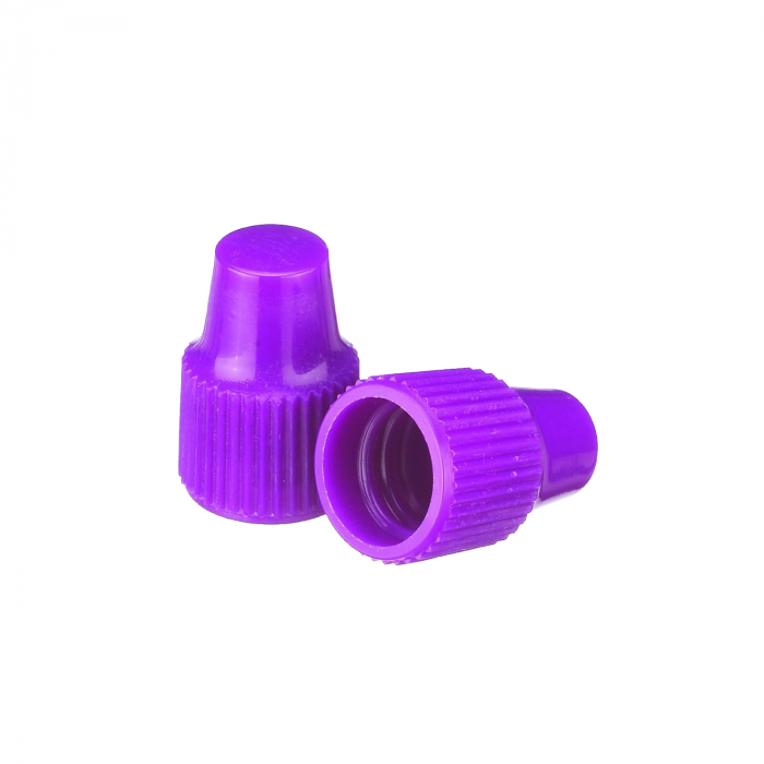 WHEATON® 滴管头帽，8-425，紫色，100盒装