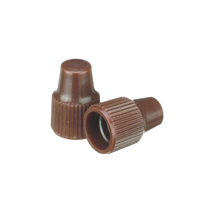 WHEATON® 滴管头帽，8-425，棕色，100盒装