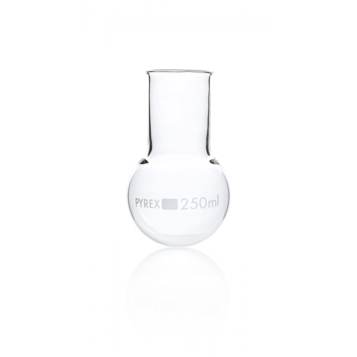 PYREX®烧瓶，沸腾，圆底，宽颈 250 mL