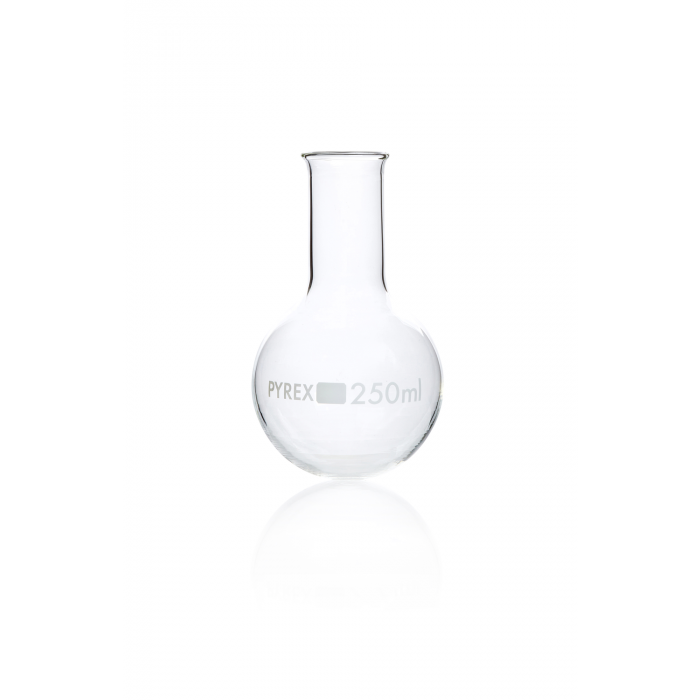 PYREX®烧瓶，沸腾，圆底，窄口 250 mL