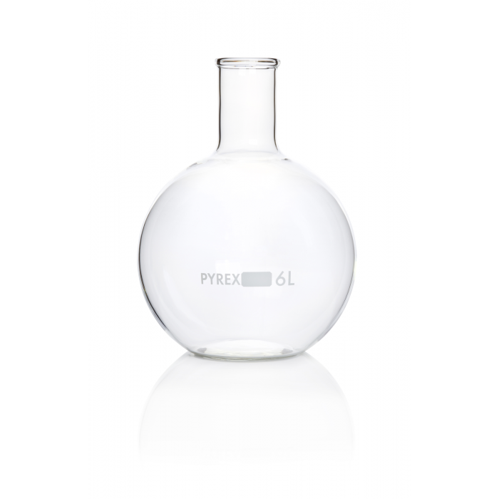PYREX®烧瓶，沸腾，平底，窄口 6000 mL