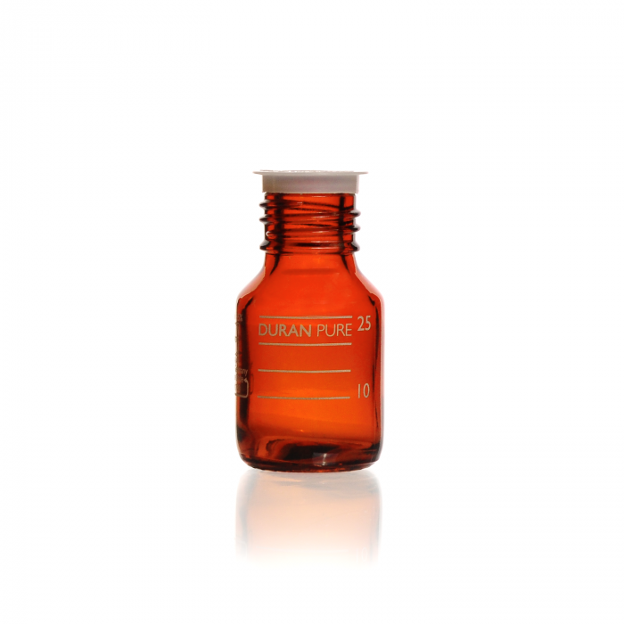 DURAN® PURE 瓶, 棕色, GL 45, 25 mL