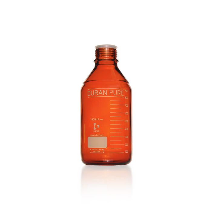 DURAN® PURE 瓶，棕色，GL 45，1000 mL