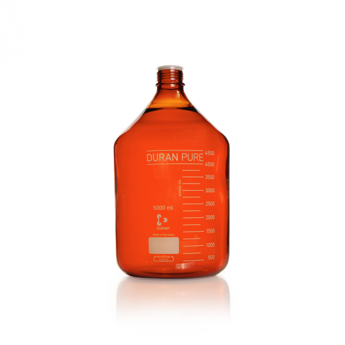 DURAN® PURE 瓶，棕色，GL 45，5000 mL
