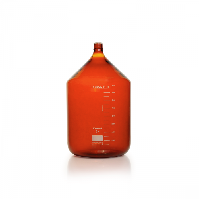 DURAN® PURE 瓶, 棕色, GL 45, 20000 mL