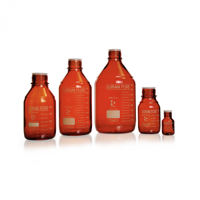 DURAN® PURE 瓶，棕色