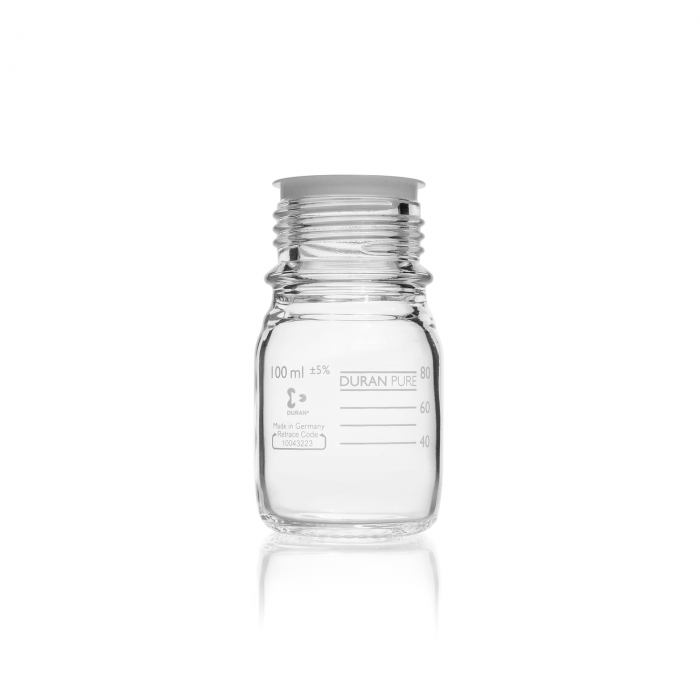 DURAN® PURE 瓶，透明，100 mL