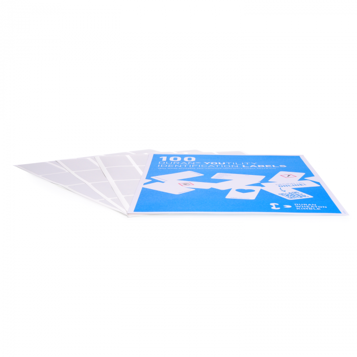 DURAN® YOUTILITY® 实验室空白标签, 用于玻璃瓶和烧瓶, 聚酯, 白色