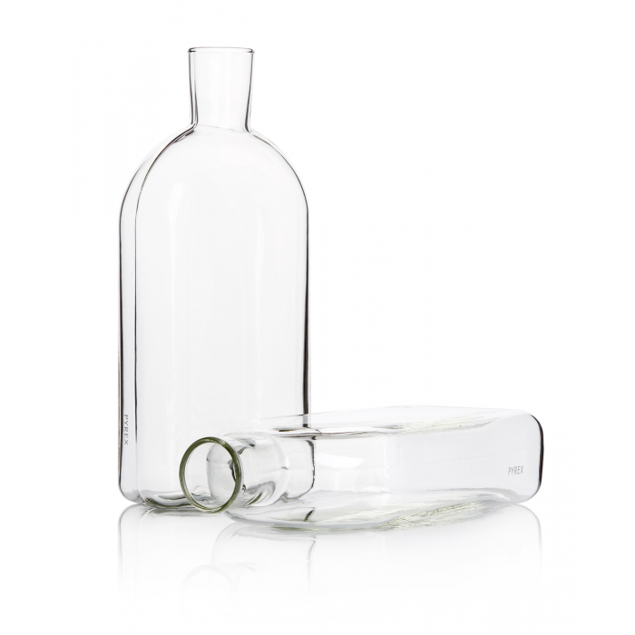PYREX®烧瓶，鲁氏培养，偏颈