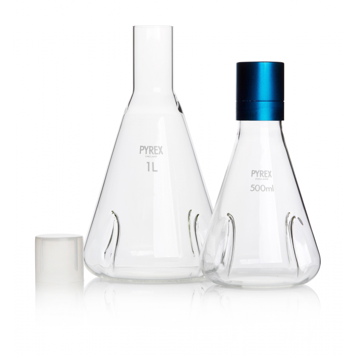 PYREX®烧瓶，培养，障板，德龙颈