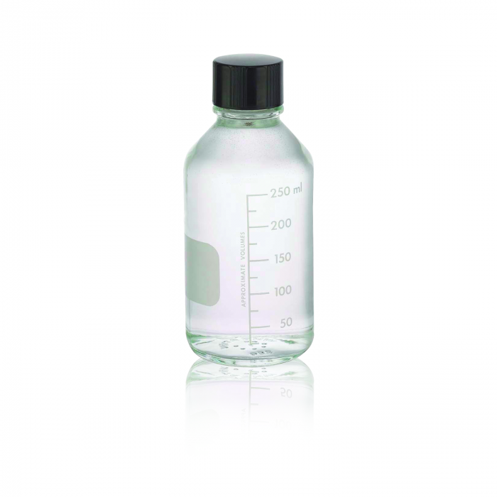 WHEATON® 培养基/实验室瓶，橡胶内衬酚醛瓶盖，250 mL