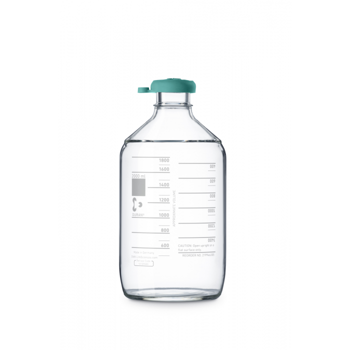 DURAN® 高压灭菌瓶，2000mL，适用于与推入式密封盖配合使用