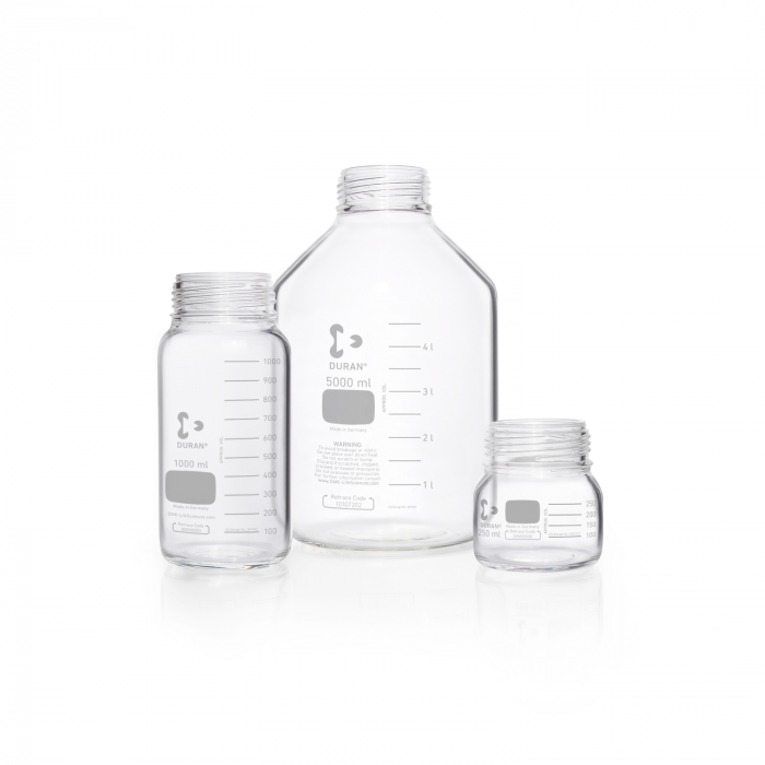 DURAN® GLS 80® 实验室瓶，广口，透明