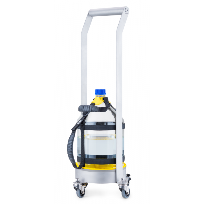 DURAN®金属转运车，适用于10升 DURAN® GL 45 瓶，不锈钢材质