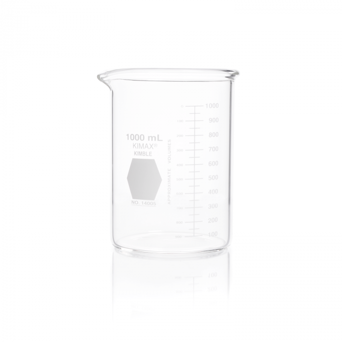 KIMBLE® KIMAX® 重型烧杯，小口径，1000 mL