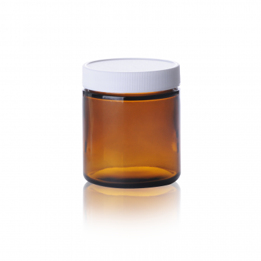 WHEATON® 直口瓶，白色聚丙烯，聚四氟乙烯发泡内衬，棕色，4 盎司