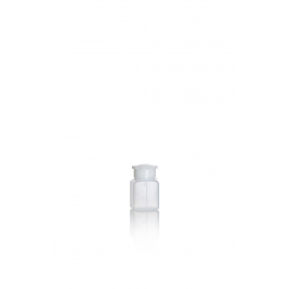 AZLON® 瓶，方形，带刻度，旋塞盖，高密度聚乙烯