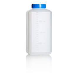 AZLON® 瓶，方形瓶，宽颈，高密度聚乙烯