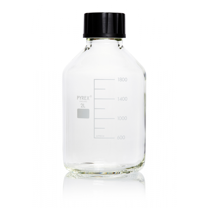 PYREX®刻度试剂瓶，带 SVL 60 PBT 螺旋盖 2000 mL