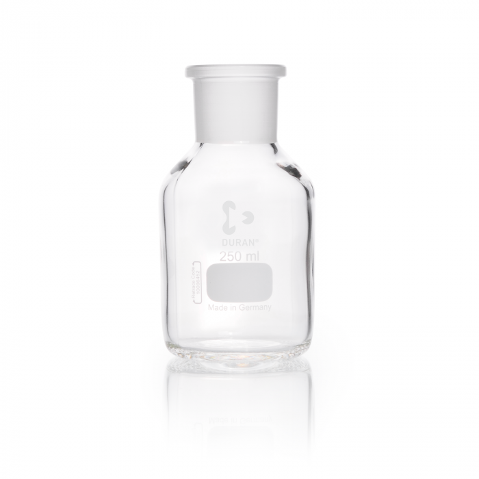 DURAN® 宽颈试剂瓶，透明，ST34/35标准磨口，无玻璃塞，250ml