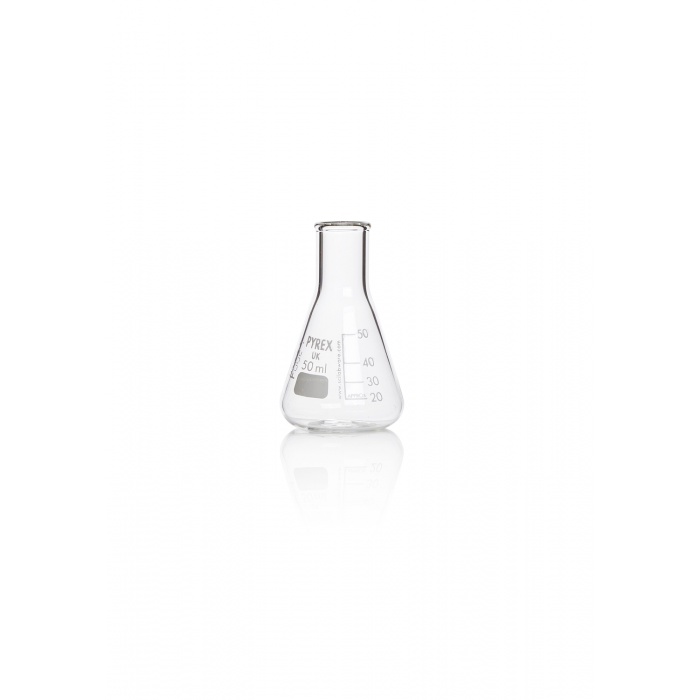 PYREX®烧瓶，锥形，窄口 50 mL