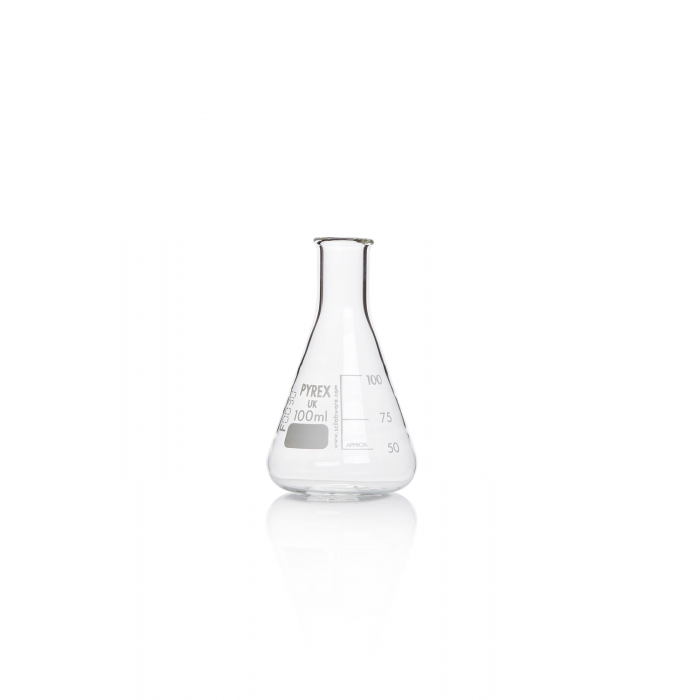 PYREX®烧瓶，锥形，窄口 100 mL