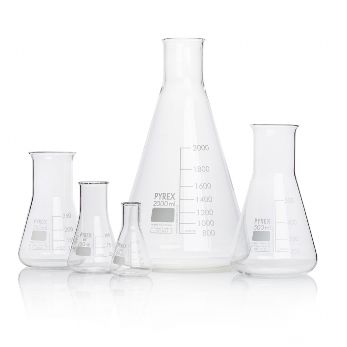 PYREX®烧瓶，锥形，窄口