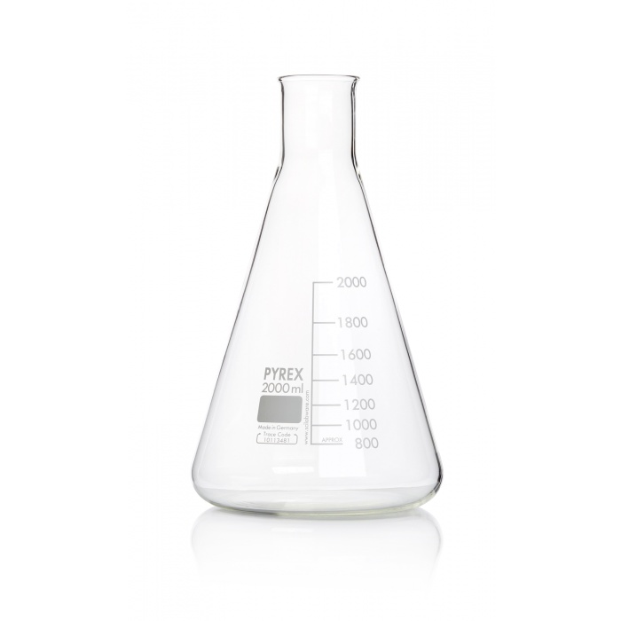 PYREX®烧瓶，锥形，窄口 2000  mL