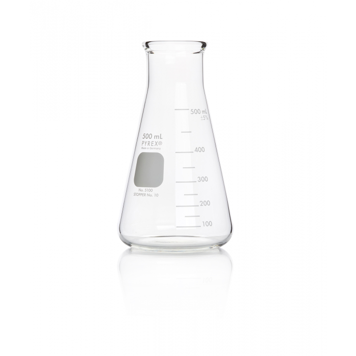 PYREX®烧瓶，锥形，宽颈，重型 500 mL