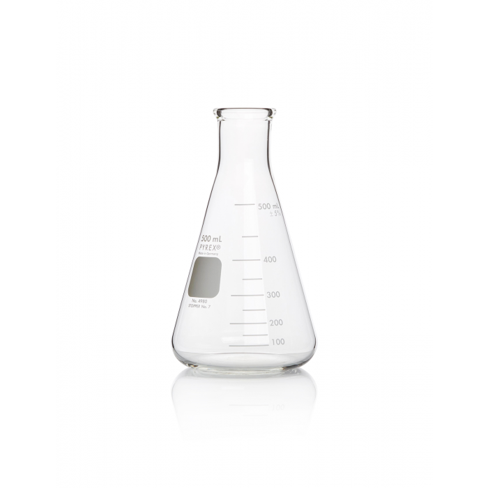 PYREX®烧瓶，锥形，窄口，重型 500 mL