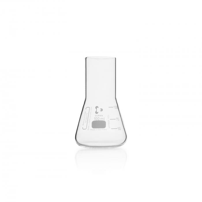 DURAN® 培养瓶, 埃伦迈耶型, 直颈, 100 mL