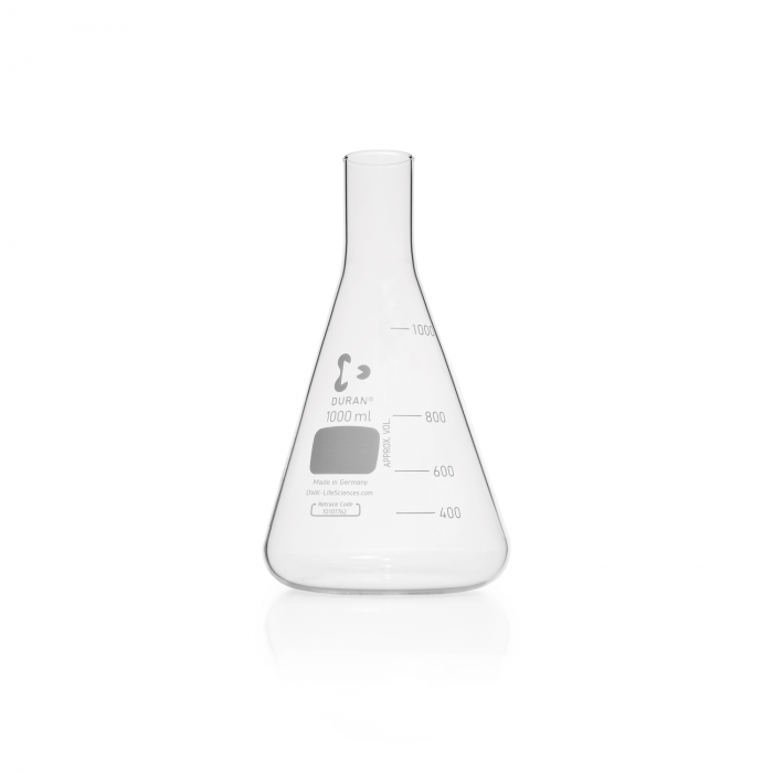 DURAN® 培养瓶, 埃伦迈耶型, 直颈, 1000 mL