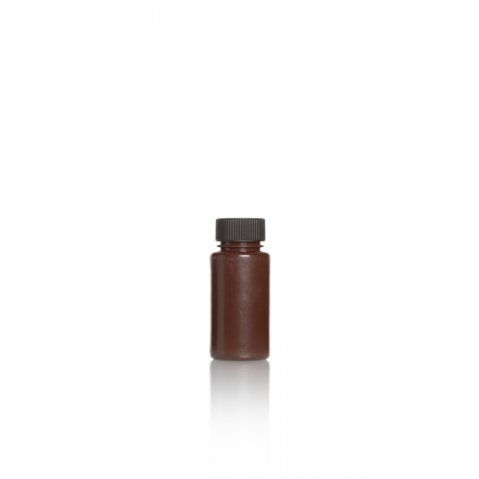 AZLON® 瓶，圆形，宽颈，棕色，聚丙烯，150 毫升