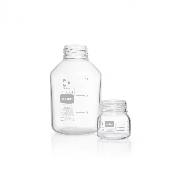 DURAN® protect GLS 80® 实验室瓶，广口，透明