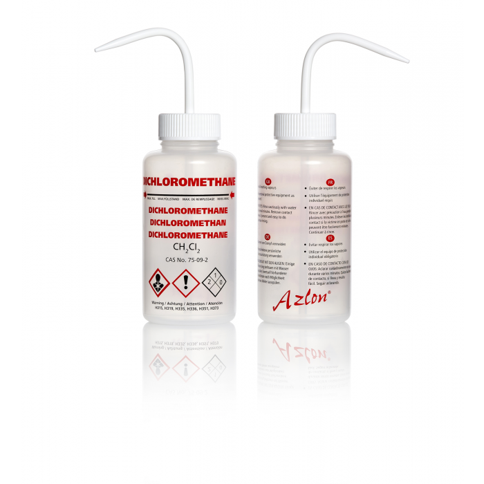 AZLON®清洗瓶，多语种，宽颈，PP材质