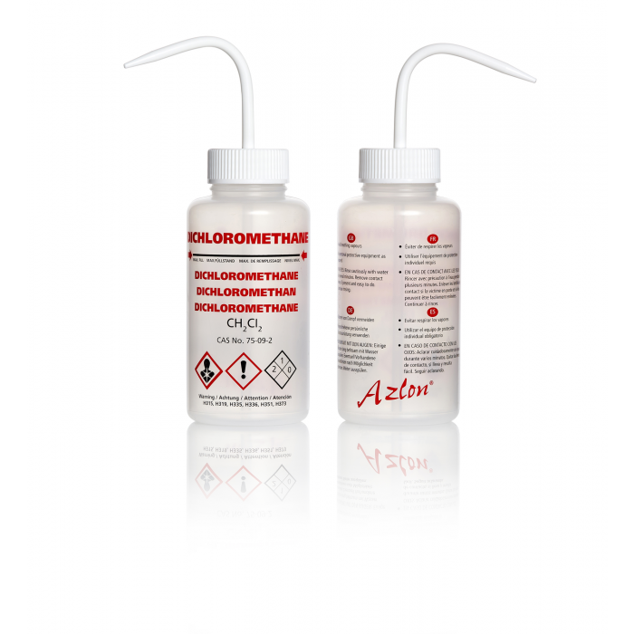 AZLON® 洗瓶，多语言，宽口，PP材质