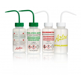 AZLON®清洗瓶，可高温高压灭菌，PP材质