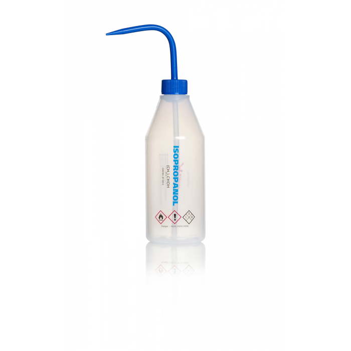 AZLON® 冲洗瓶，斜肩，LDPE，500 毫升异丙醇