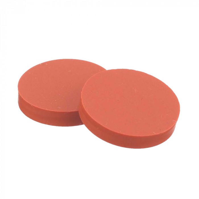 WHEATON® 用于开盖的瓶塞，普通瓶塞，聚四氟乙烯面天然红色橡胶，15 mm