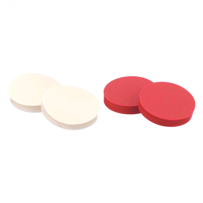 WHEATON® 用于开顶式瓶盖的隔膜，普通隔膜，聚四氟乙烯面半透明硅胶，24 mm
